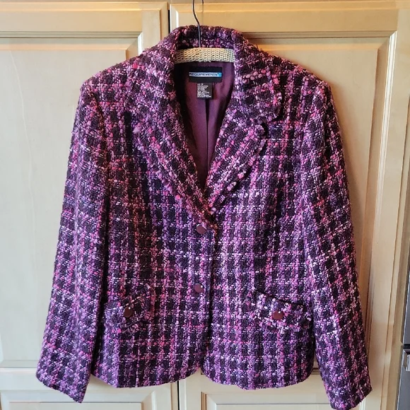 Requirements Wool Blend Tweed Blazer - Picture 1 of 6